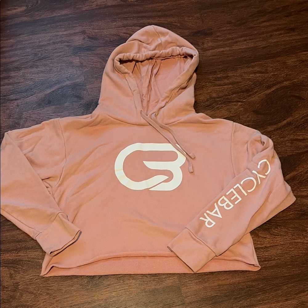 CycleBar Peach Hoodie with Logo